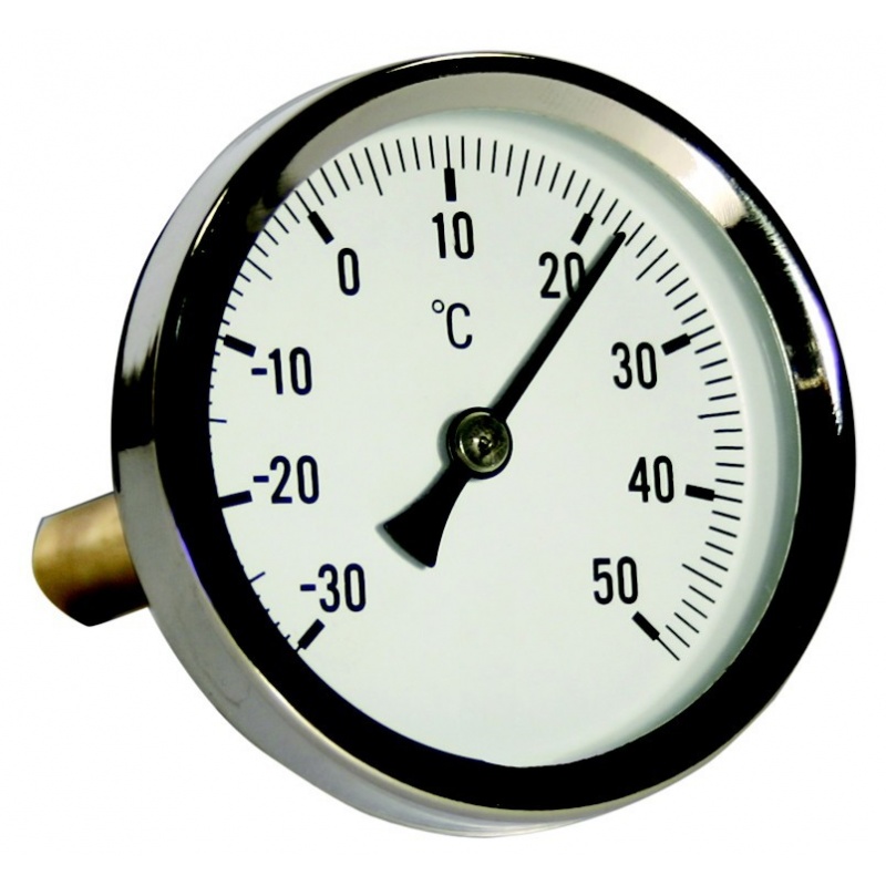 Thermomètre bimétallique à cadran raccord radial Série 1681